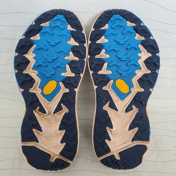 Hoka One One Womens Speedgoat 4 1106527 Blue Trail Running Shoes Sneakers Sz 6.5 - Picture 10 of 14